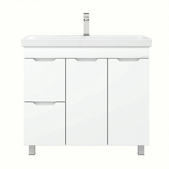 Тумба напольная для раковины Onika АЙЛЕНД 90 с корзиной 109030