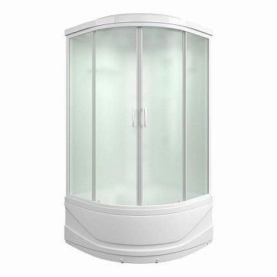 Душевая кабина 100х100 угловая Mirwell MR3510TP-C3-RUS высокий поддон