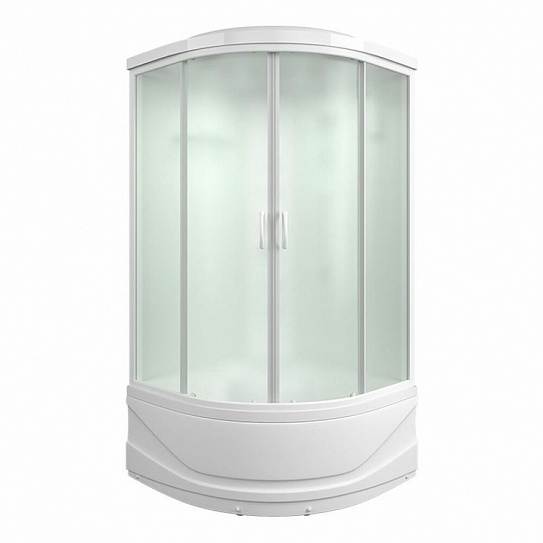 Душевая кабина 100х100 угловая Mirwell MR3510TP-C3-RUS высокий поддон