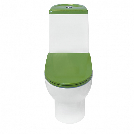 Унитаз-компакт Sanita Luxe Best Color Green (сиденье дюропласт, микролифт) BSTSLCC09130522