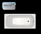 Ванна стальная TEVRO форма Тонда 2,7 мм 150х75х40 (белый лотос) + опорная подставка ОР-91200 ВИЗ