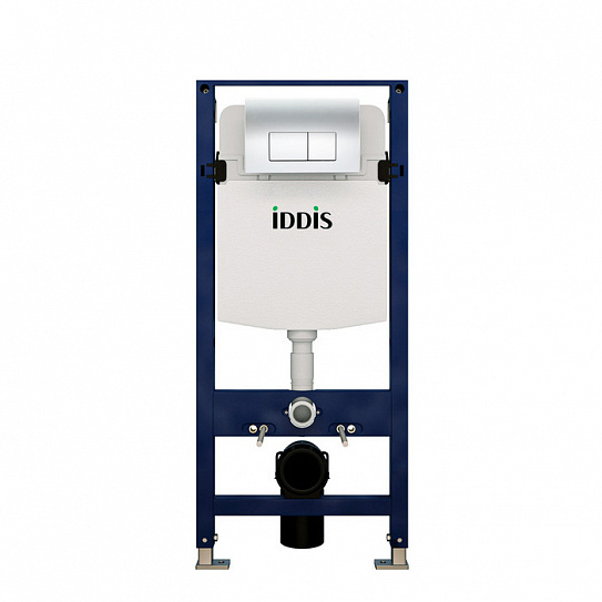 Комплект 2 в 1: инсталляция и клавиша смыва хром Iddis Optima Home OPH00GCi32K
