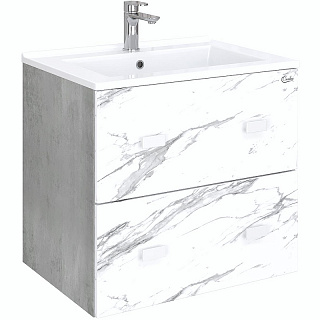 Тумба подвесная Onika МАРБЛ 65.13 мрамор / камень