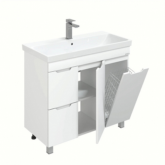 Тумба с раковиной напольная Onika АЙЛЕНД 90 с корзиной 109030 NEW