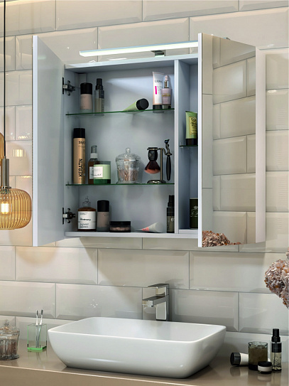 Зеркальный шкаф с подсветкой Vigo Plaza 80 szh.PLA.80.El