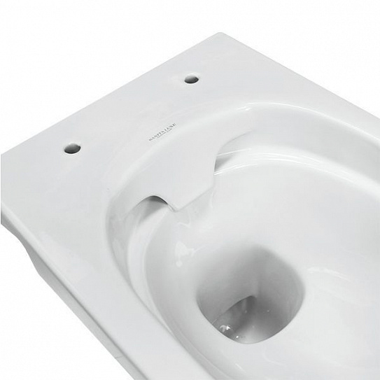 Унитаз подвесной Sanita Luxe Art Rimless Slim WC.WH/Art/SlimDM.Rim/WHT.G/S1