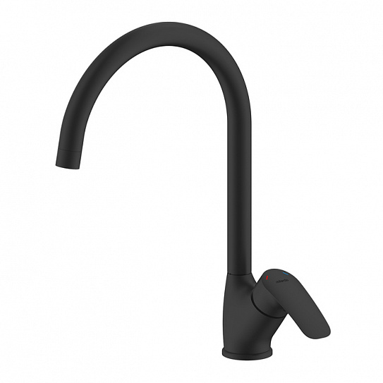 Смеситель для кухни Milardo Rora RORBL0JM05, черный матовый