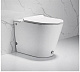 Приставной безбачковый унитаз с функцией импульсного смыва Cerutti spa Argentera Pulse CT7267