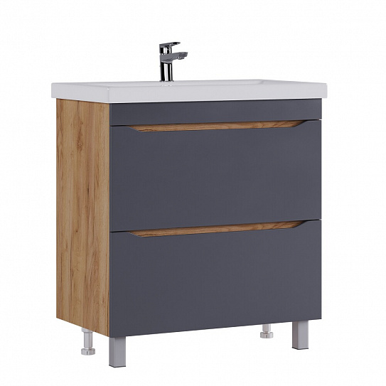 Тумба под раковину Wave 800-0-2 (Como) дуб золотой VIGO 385