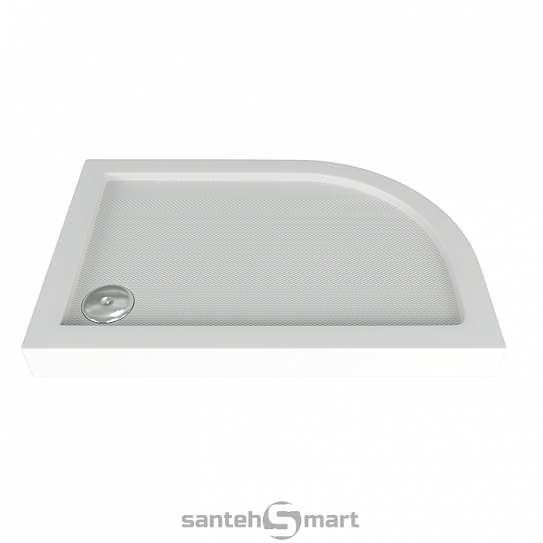 Поддон из литьевого мрамора 120х80 асимметричный Good Door Селфи правый ЛП00018 (без панели, без сифона, без уст.комплекта)