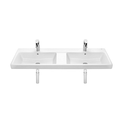 Раковина подвесная Roca The Gap 120х46, подвесная, 2 чаши A3270YS000