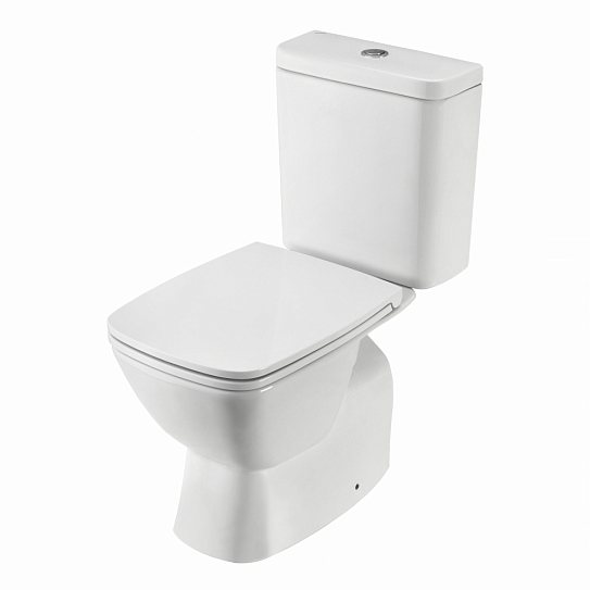 Унитаз-компакт безободковый Santek Нео slim(сиденье дюропласт, мискролифт) 1WH302418