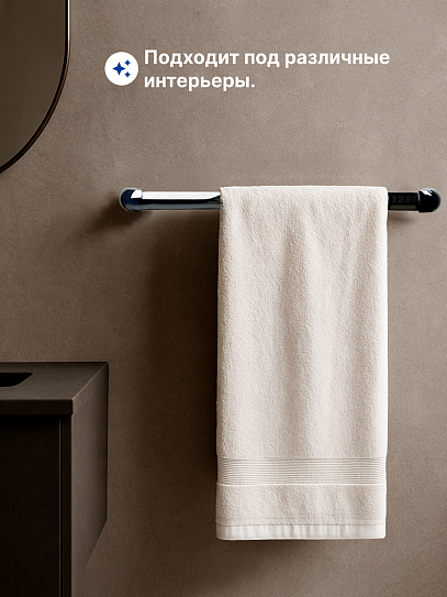 Полотенцедержатель 60см VRI Burano HG801113 латунь хром
