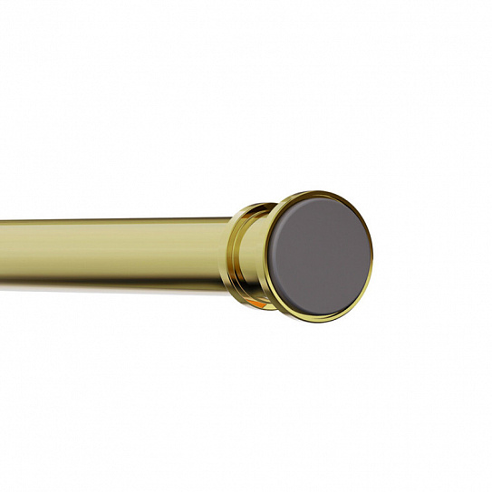 Карниз для ванной комнаты 110-200 см, золотой матовый, IDDIS, RSG0120i14
