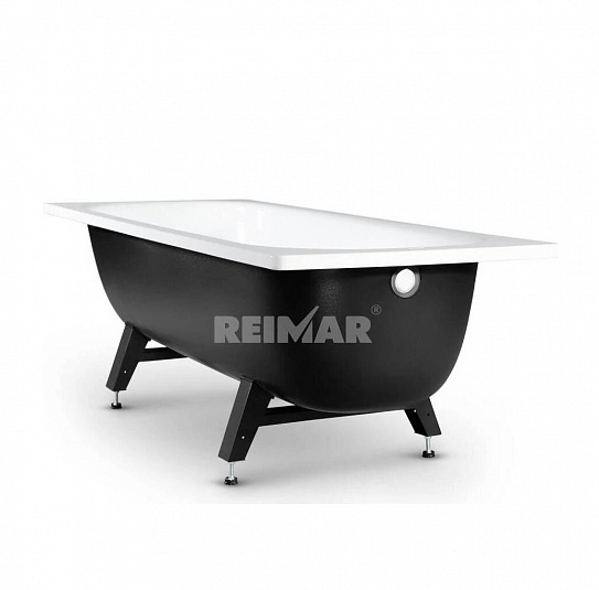 Ванна стальная 170х70 REIMAR с полимерным покрытием, с опорной подставкой R-76901