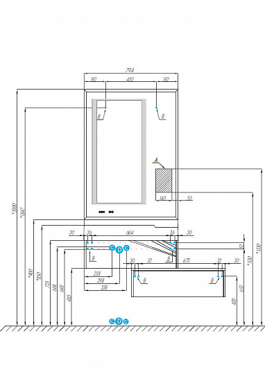 Тумба без раковины Акватон Сакура 80 ольха наварра белый глянец 1A236401SKW80