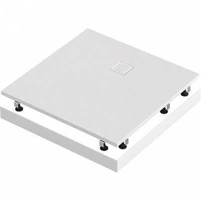 Экран душевого поддона ABS 100х100 белый GoodDoor ЭЛ00138