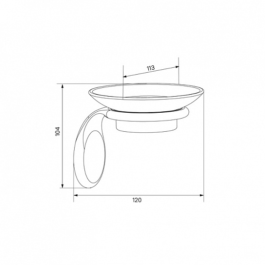 Мыльница Iddis Oldie OLDBRC0i42