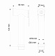 Лейка для гигиенического душа Wonzon & Woghand, черный матовый ww-88pq01-mb