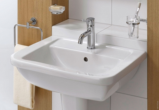 Раковина с пьедесталом 55 см Vitra Form 300 9602В003-7650