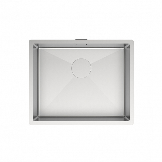 Мойка кухонная Edifice 54х44, для подстольного монтажа IDDIS EDI54S0i77 нержавеющая сталь, цвет сатин