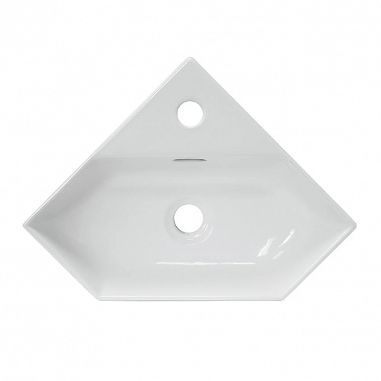 Раковина накладная угловая Sanita Luxe "Line" LIN35SLWB01