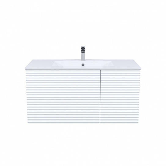 Тумба с умывальником (0131000i28) подвесная 100 см, белый, IDDIS Bild BIL10W0i95K