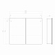 Шкаф зеркальный навесной Vigo Geometry Classic 1000