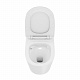 Подвесной безободковый унитаз Vitra Vortex M50  тонкая крышка-сиденье с микролифтом 8302B003-6404
