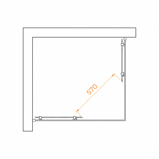 Душевой уголок 100х90 RGW PA-040B