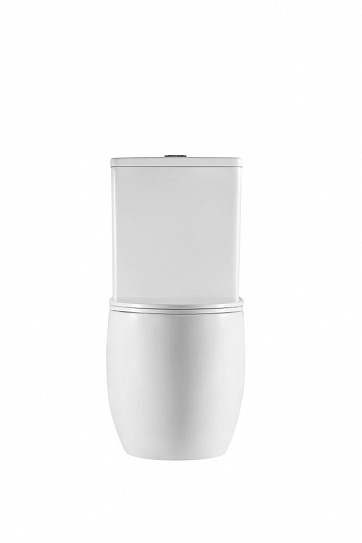 Унитаз-компакт безободковый ТОРНАДО D&K Matrix DT1397516, сиденье микролифт