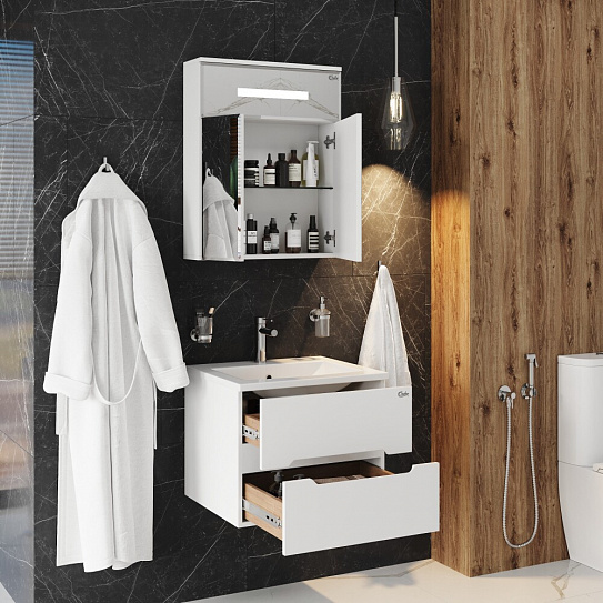 Тумба подвесная АЙЛЕНД 60 Onika 106161 (под раковину 145711)