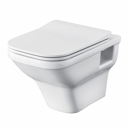 Унитаз подвесной Santek Лайн rimless(сиденье дюропласт) 1WH501574