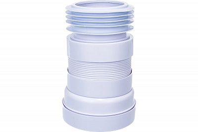 Фановая труба McAlpine раздвижная, L200-330 мм, с манжетом MRWC-F20R