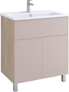 Тумба ФОРЕСТ ПРО 75, дуб Эврика/Кашемир (под раковину 161073) AQUATON 1A297101FREK0