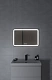 Зеркало с LED подсветкой с антизапотеванием 80x55 Cersanit 051 design pro bluetooth