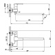 Смеситель для ванны Lemark Basis LM3617C