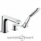 Смеситель на борт ванны Hansgrohe Metris Classic 3119000 на 3 отверстия без механизма