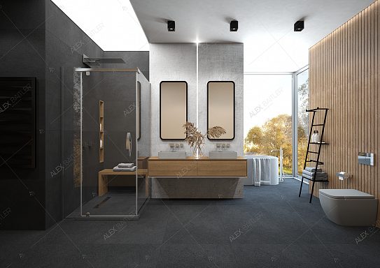 Душевое ограждение 90х90 ALEX BAITLER AB214-90 без поддона