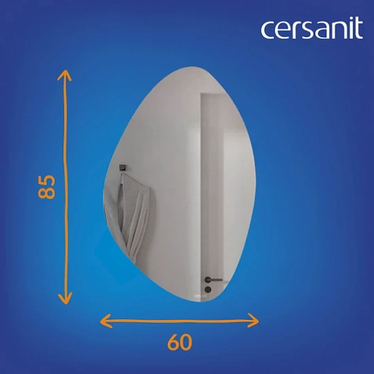 Зеркало с подсветкой 60x85 Cersanit ECLIPSE smart 64153 органик