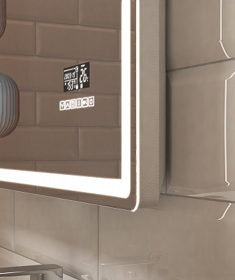 Зеркало Vigo Geometry Media voice 800