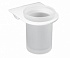 Стакан для зубных щеток стеклянный WasserKRAFT Kammel K-8328WHITE