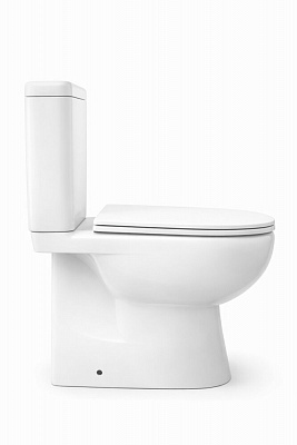 Унитаз напольный Остин Лайт, 2-режима, сиденье дюропласт, микролифт Santek 1WH501877