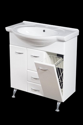 Тумба без раковины Onika МOnika 75 см с корзиной 107502