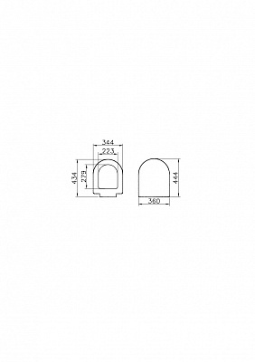 Сиденье для унитаза Vitra: S50/Form300 б/о (микролифт, дюропласт) 72-003-309