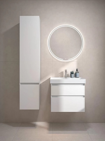 Тумба подвесная Kerama Marazzi Cubo 60 см, белая матовая CUB.60.2WHT.M