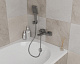Смеситель для ванны с коротким изливом RUSH Thira (TR3635-44Grey)