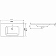 Раковина OPADIRIS IBIZA 91 черный антрацит (Cerastyle) 050409-u97-01