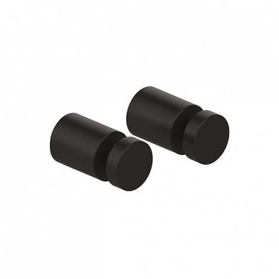 Комплект одинарных крючков IDDIS Petite черный матовый PET2SB1i41