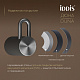 Крючок одинарный IDDIS Дюна (Duna) DUNGM10i41 графит матовый нержавеющая сталь